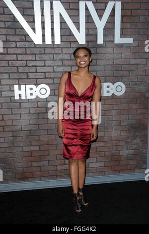 HBO's 'Vinyl' series premiere - Arrivées avec : Susan Heyward Où : New York, New York, United States Quand : 15 Jan 2016 Banque D'Images