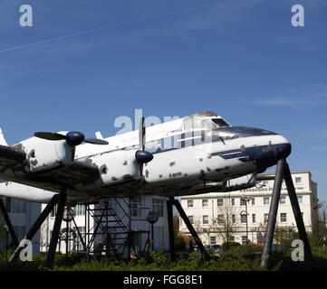 De Havilland Heron à l'aéroport de Croydon, Surrey, Angleterre Banque D'Images