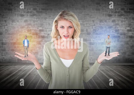 Portrait of man in casual clothes posing Banque D'Images