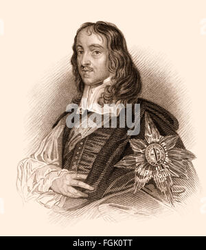 Thomas Wriothesley, 4e comte de Southampton, 1607-1667, l'État anglais, un fervent partisan du roi Charles II Banque D'Images