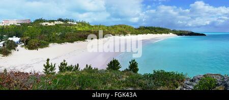 Plage de Horseshoe Bay à Southampton, Bermudes Banque D'Images