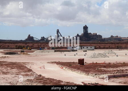 Saldanha Steel works, Saldanha Bay, Western Cape, Afrique du Sud Banque D'Images