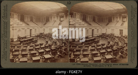 Du Sénat, dans le Capitole, célèbre scène de débats, Washington, par Underwood & Underwood Banque D'Images