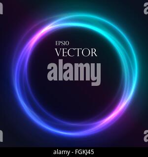 Les anneaux lumineux colorés eps10 vector abstract background Eps10 illustration Illustration de Vecteur