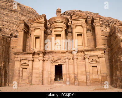 Le monastère, Petra Banque D'Images