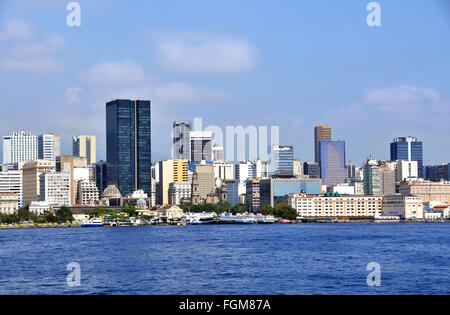 District skyline Centro Rio de Janeiro Brésil Banque D'Images