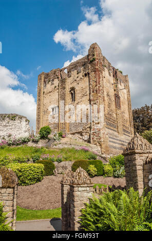 Le donte du château de Guildford, Surrey, Angleterre Banque D'Images