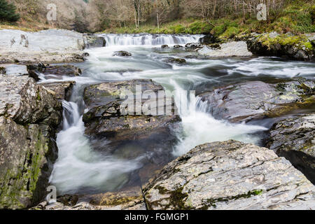 Cascades de la vallée de Rheidol, Ceredigion, pays de Galles Banque D'Images