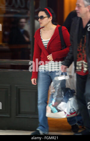 Norah Jones sur son chemin à un concert, Londres (crédit image © Jack Ludlam) Banque D'Images