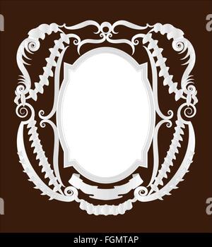 Châssis pirate vide Illustration de Vecteur