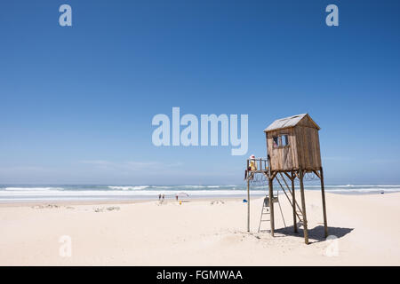 Lifeguard Hut, Kenton on Sea Beach, Afrique du Sud Banque D'Images