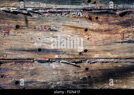 Plank bois rouillé Banque D'Images