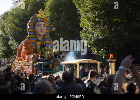 France : Festival des citrons à Menton Banque D'Images