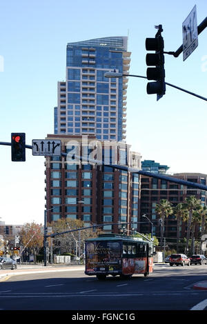 Croisement à San Diego Banque D'Images