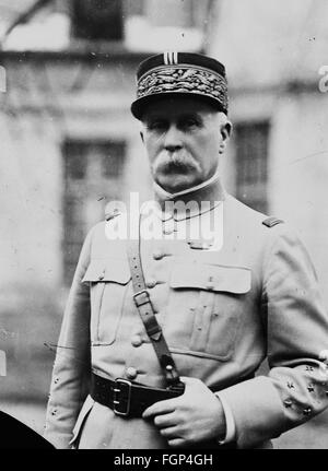 Bataille de Verdun 1916 - Portrait du maréchal Pétain Banque D'Images