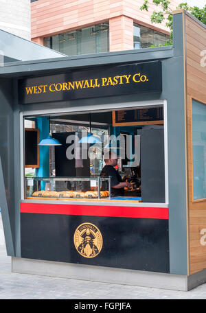 West Cornwall Pasty Co, boutique à Liverpool, Royaume-Uni Banque D'Images