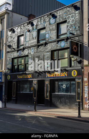 Le Nord, un pub sur Oldham Street, quart nord, Manchester, Angleterre, RU Banque D'Images