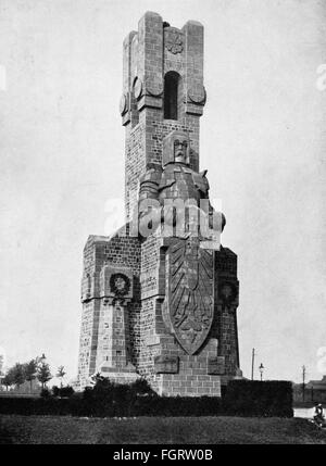 Géographie / voyage,Allemagne,Cologne,monuments,Tour Bismarck,construite 1902 - 1903,design par Arnold Hartmann,vue,1903,Otto von Bismarck,Prince par Bismarck-Schönhausen,Schönhausen,architecture,colonne Bismarck,statue,sculpture,sculpture,Roland,Royaume de Prusse,province du Rhin,Allemagne,Empire allemand,Imperial,Westphalie,Rhénanie-du Nord,Westphalie,monuments historiques,pays,pays,Westphalie,pays-du Rhin,pays,pays,pays,Rhénanie-Nord,Westphalie,pays,pays,Allemagne,pays,pays-Bas,pays-Westphalie,pays-Bas,pays,pays-Westphalie,pays,pays,pays-Bas,pays,pays,pays,pays,pays,pays,pays,pays,pays,pays,pays,Rhénanie,pays,Allemagne,Allemagne,pays-Bas,Rhénanie Banque D'Images