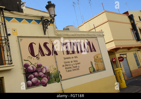 Casa Montana, le célèbre restaurant de tapas à Valence Espagne Banque D'Images