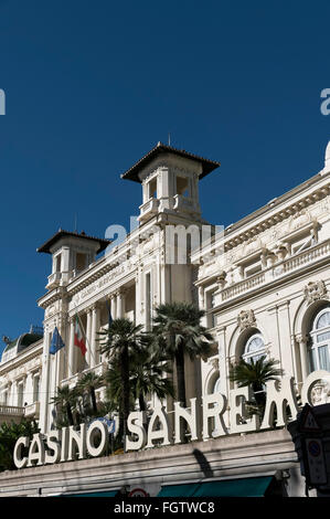 Casino, Sanremo, Riviera, Ligurien, Italien | casino, Sanremo, Riviera, ligurie, italie Banque D'Images