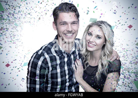 Image composite de cute couple Banque D'Images