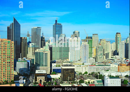 Makati City - moderne des affaires et des finances de la ville de Manille, Philippines Banque D'Images