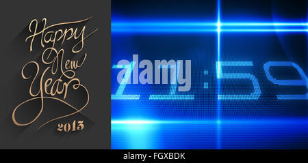 Composite image of new year greeting Banque D'Images