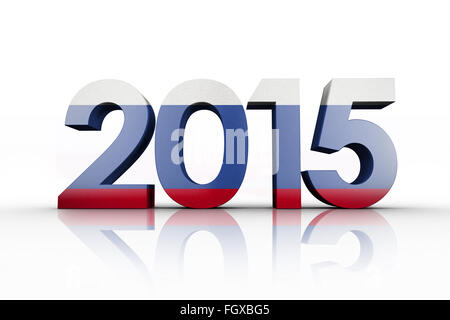 Image composite du drapeau national de la Russie Banque D'Images