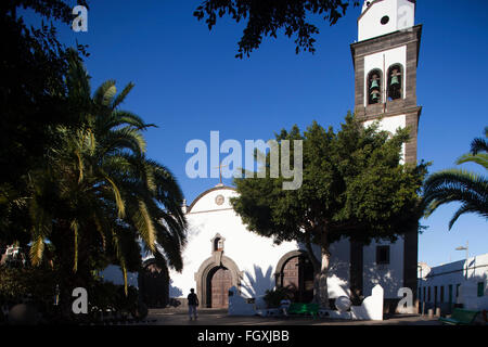 Eglise de San Gines (XVIIIE siècle), la ville d'Arrecife, Lanzarote island, archipel des Canaries, l'Espagne, l'Europe Banque D'Images