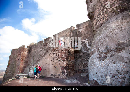 Castillo de Santa Barbara, Teguise, Lanzarote island, archipel des Canaries, l'Espagne, l'Europe Banque D'Images