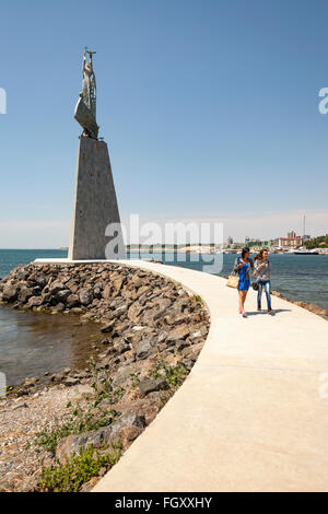 Saint Nicholas Monument, NESSEBAR, Bulgarie Banque D'Images