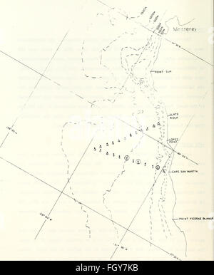 Les données de mesure des courants à partir de la pente les eaux au large de la Californie centrale, 25 juillet 1978 - 1 juin 1980 (1984-07) Banque D'Images