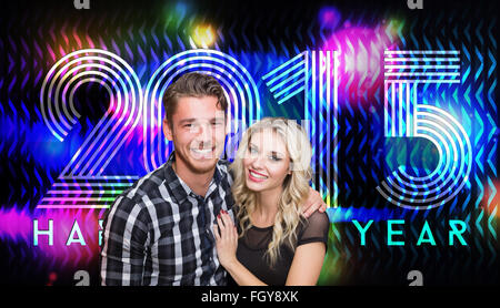 Image composite de cute couple Banque D'Images