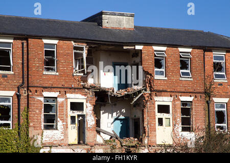 L'époque victorienne à l'abandon de l'Hôpital St Edmund's, Wellingborough Road, Northampton. Banque D'Images