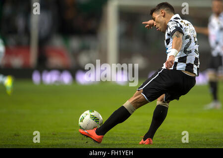 Sporting ganha por 2-0 Boavista ao e garante o primeiro lugar na Primeira Liga Portuguesa.Lisbonne, Portugal, le 18 Fev, 2016. (Photo de Gonçalo Silva) Banque D'Images