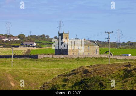 L'église de Sainte Brigitte, de l'île Moresby. Entre Parton & Parton, Whitehaven, Cumbria, Angleterre, Royaume-Uni. Banque D'Images