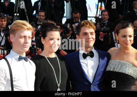 24 mai 2014 - Cannes Xavier Dolan assiste au Festival de Cannes. Banque D'Images