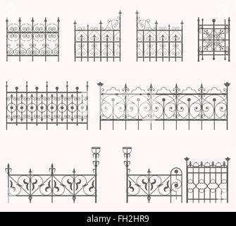 Barrières - Antique Deuxième série Illustration de Vecteur