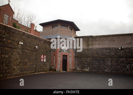 Belfast, Royaume-Uni. 21 février 2016. Prison Crumlin Road Tour Banque D'Images