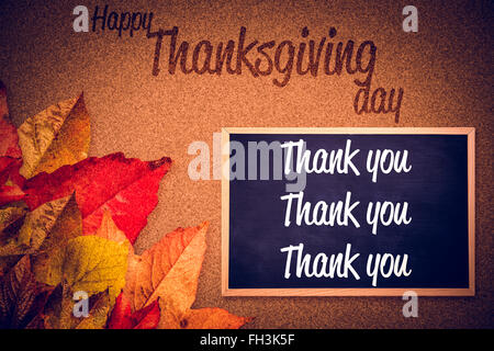 Image composite de joyeux thanksgiving Banque D'Images
