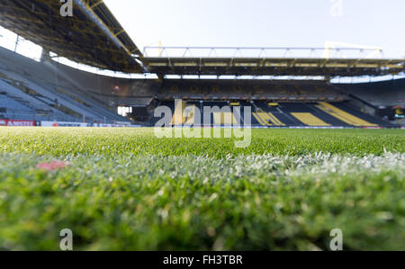 Dortmund, Allemagne. Feb 17, 2016. La hauteur à l'Signal-Iduna-Park Stadium à Dortmund, en Allemagne, le 17 février 2016. PHOTO : GUIDO KIRCHNER/DPA/Alamy Live News Banque D'Images