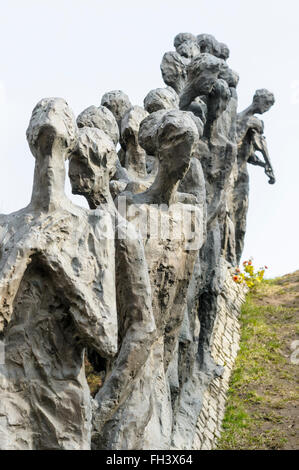 Le mémorial de l'holocauste "Pit", Minsk, Biélorussie commémore le meurtre de 5000 Juifs par les Nazis pendant la SECONDE GUERRE MONDIALE Banque D'Images