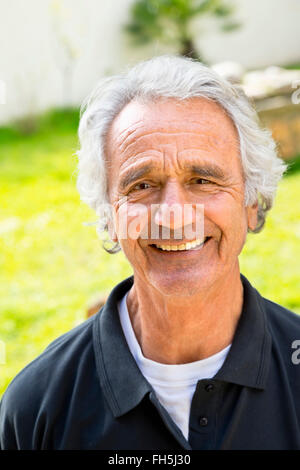 Portrait of Senior Man Outoors, Espagne Banque D'Images