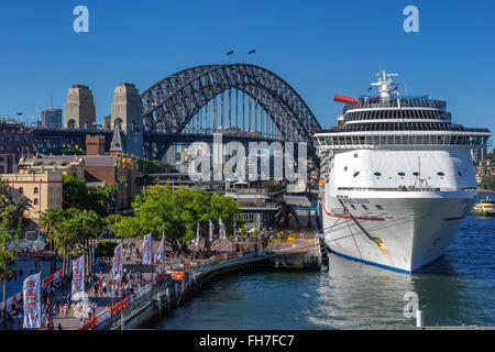 Les roches sur Circular Quay à Sydney Banque D'Images