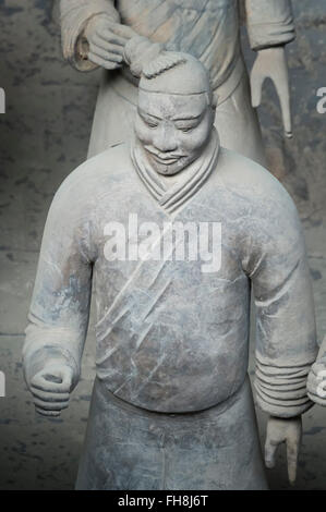 Musée de la terre cuite, mausolée du premier empereur Qin, Xian, Province du Shaanxi, Chine Banque D'Images