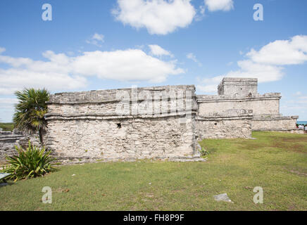 Temples in Tulum Mexico Banque D'Images