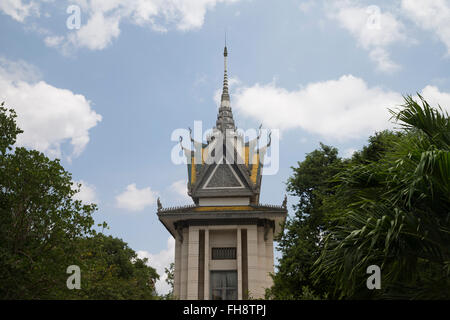 Monument à Choeung Ek Phnom Penh, Cambodge Banque D'Images