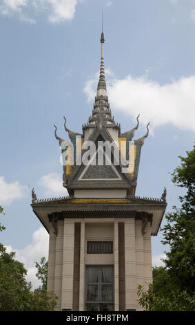 Monument à Choeung Ek Phnom Penh, Cambodge Banque D'Images