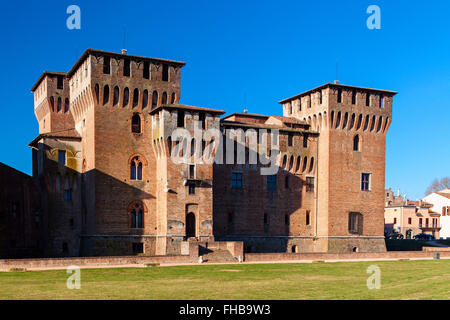 Vue sur le château Saint George mantova Banque D'Images