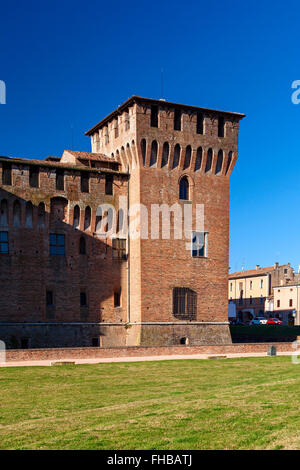 Mantoue saint George castle tower view Banque D'Images